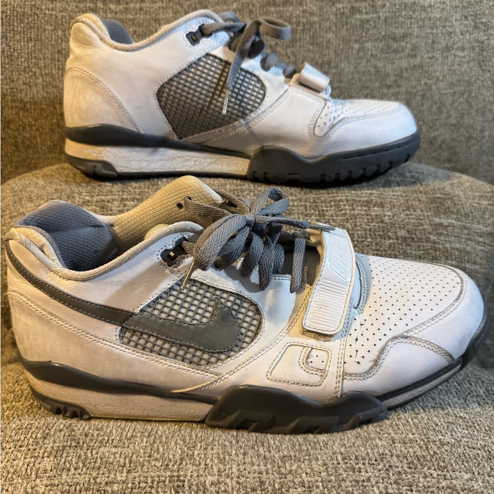 Nike Air Trainer TW 2 Tecmo Bo White and Gray Shoes Size 11.5 Bo Jackson